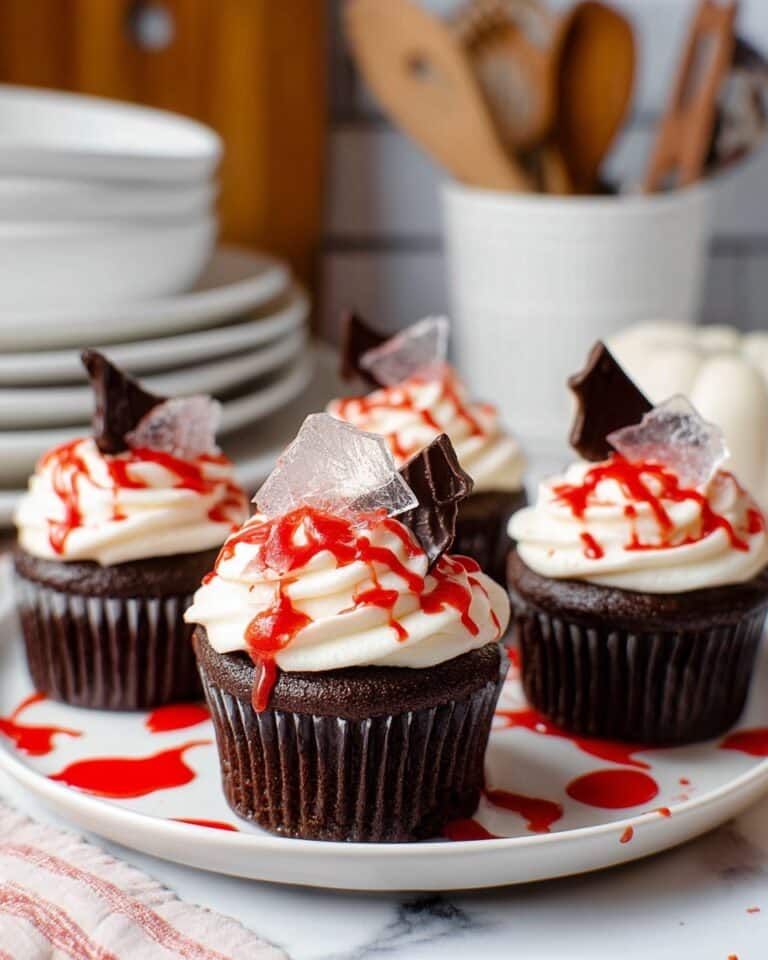 Blood Drip Cupcakes Recipe