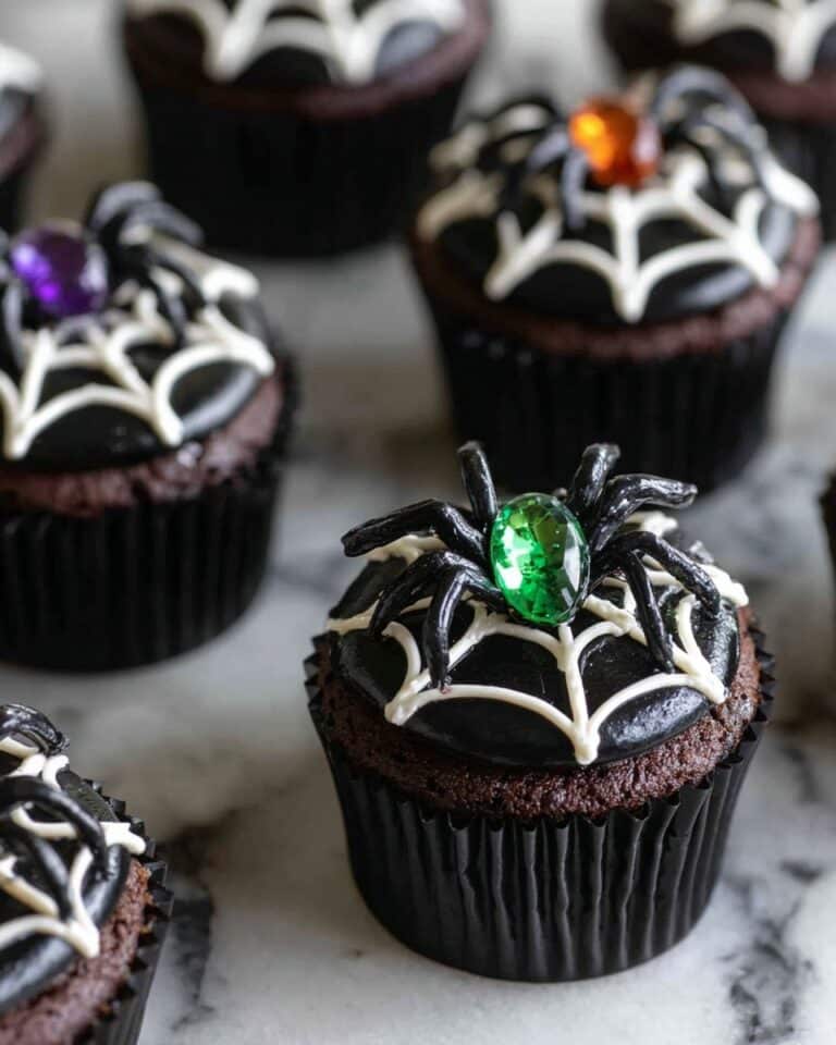 Spooky Halloween Spider Cupcakes Recipe