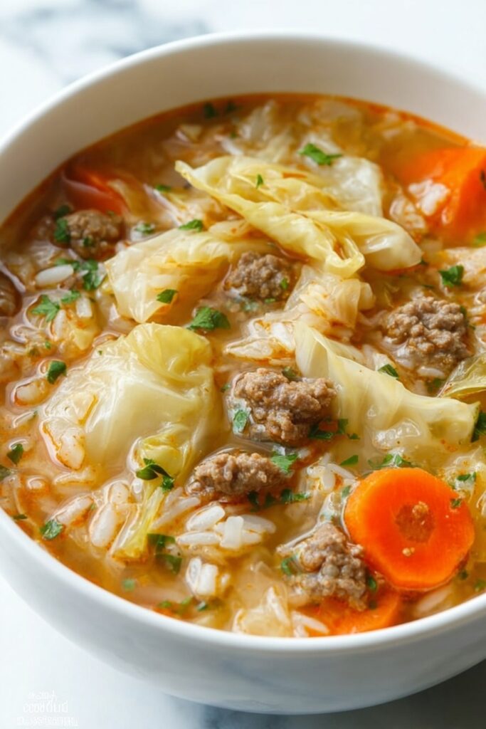 Cabbage Roll Soup Recipe