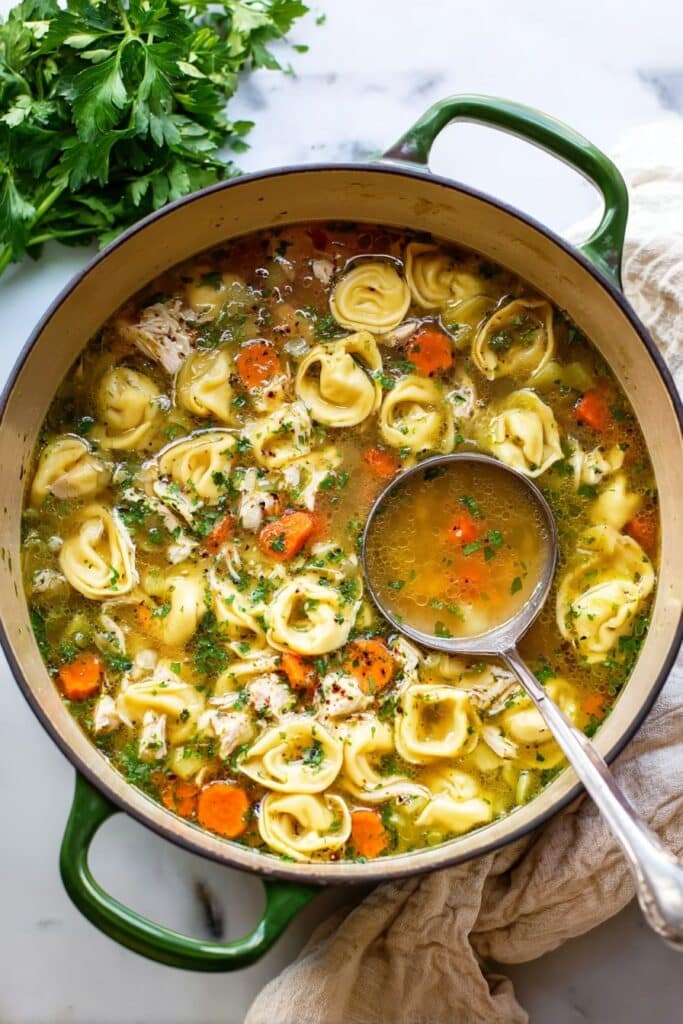 Chicken Tortellini Soup Recipe