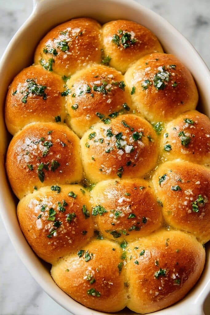 Garlic Butter Dinner Rolls Recipe