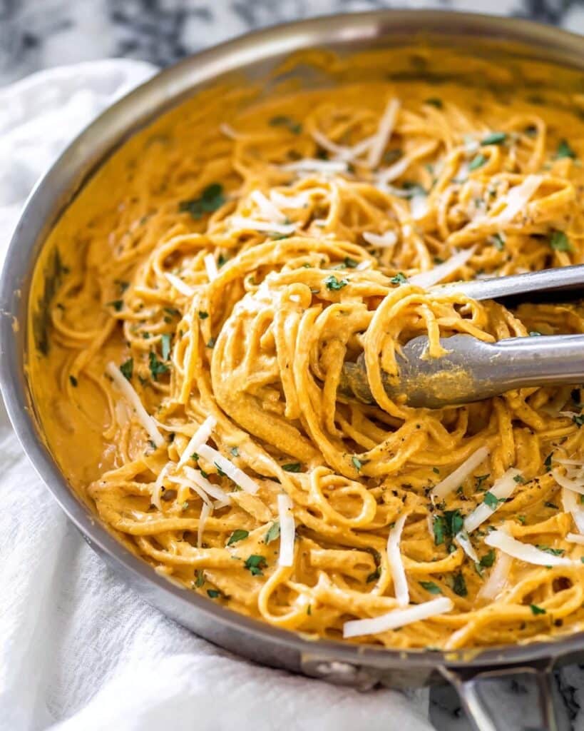 Creamy Pumpkin Pasta Sauce Recipe