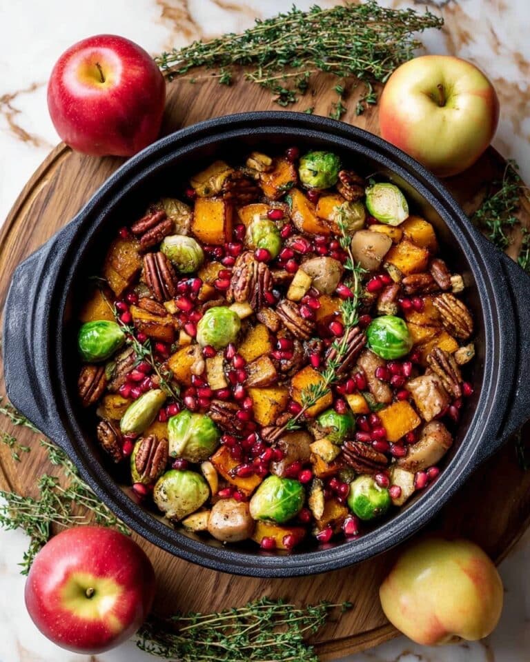 Fall Harvest Balsamic Chicken Skillet Recipe