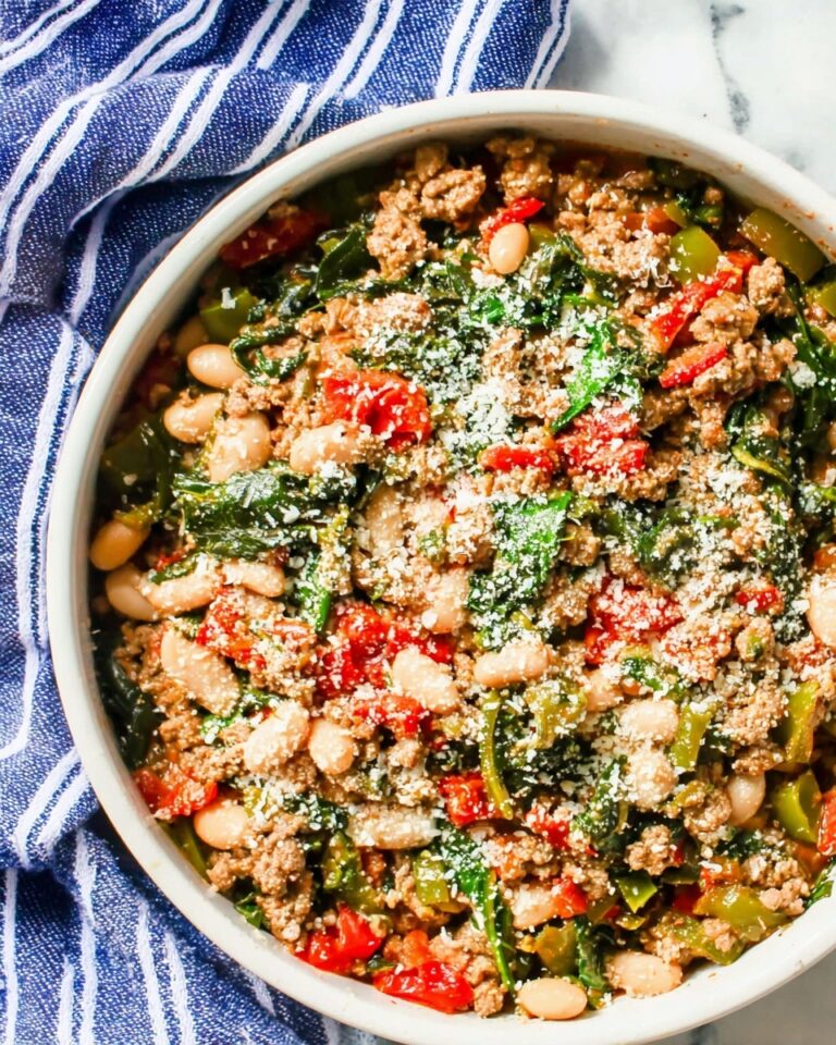 Italian Turkey Vegetable Skillet Recipe