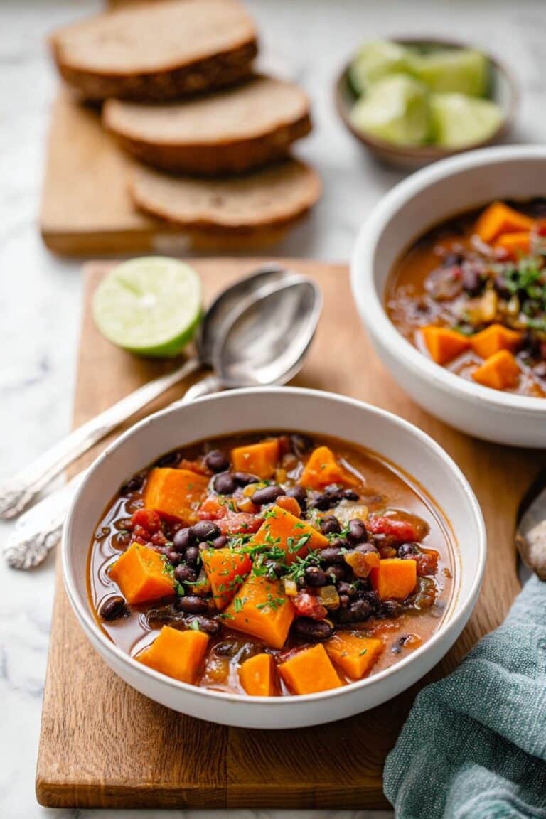 Sweet Potato Black Bean Soup Recipe