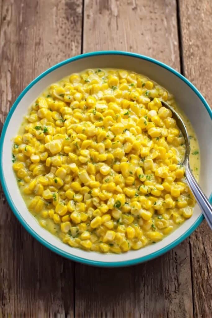 Cilantro-Lime Instant Pot Creamed Corn Recipe