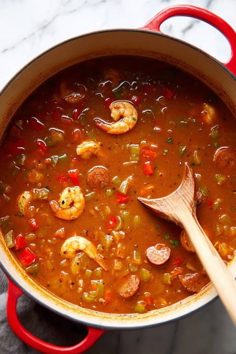 New Orleans Gumbo with Shrimp and Sausage Recipe