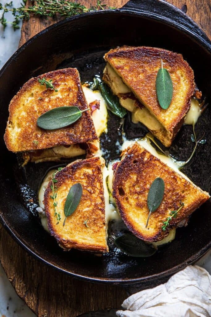 French Onion and Apple Grilled Cheese Recipe