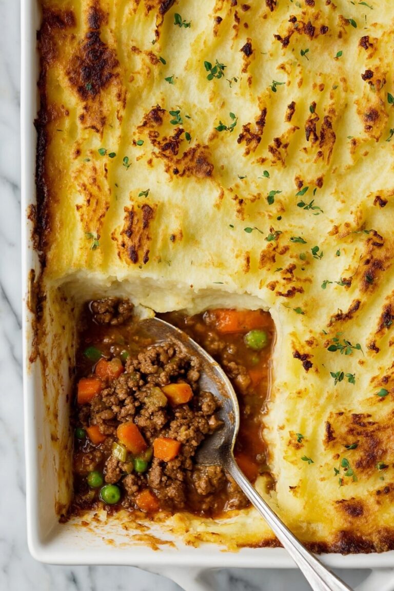 Hearty Shepherd’s Pie with Lamb and Vegetables Recipe