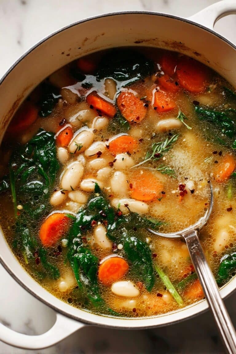 Creamy Tuscan White Bean Soup Recipe