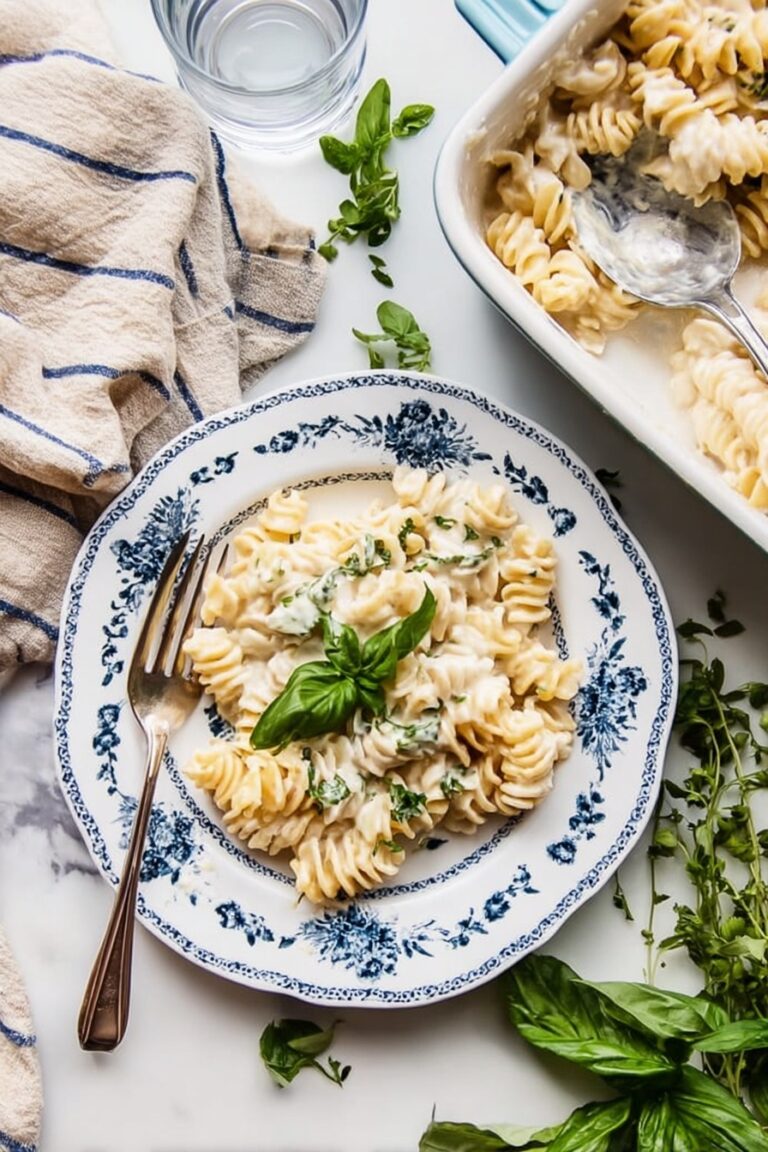 Easy Chicken Alfredo Casserole Recipe