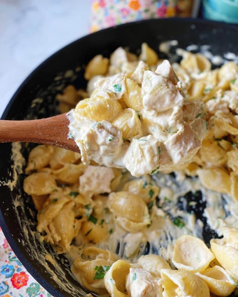 Skillet Chicken Tortellini Alfredo Recipe