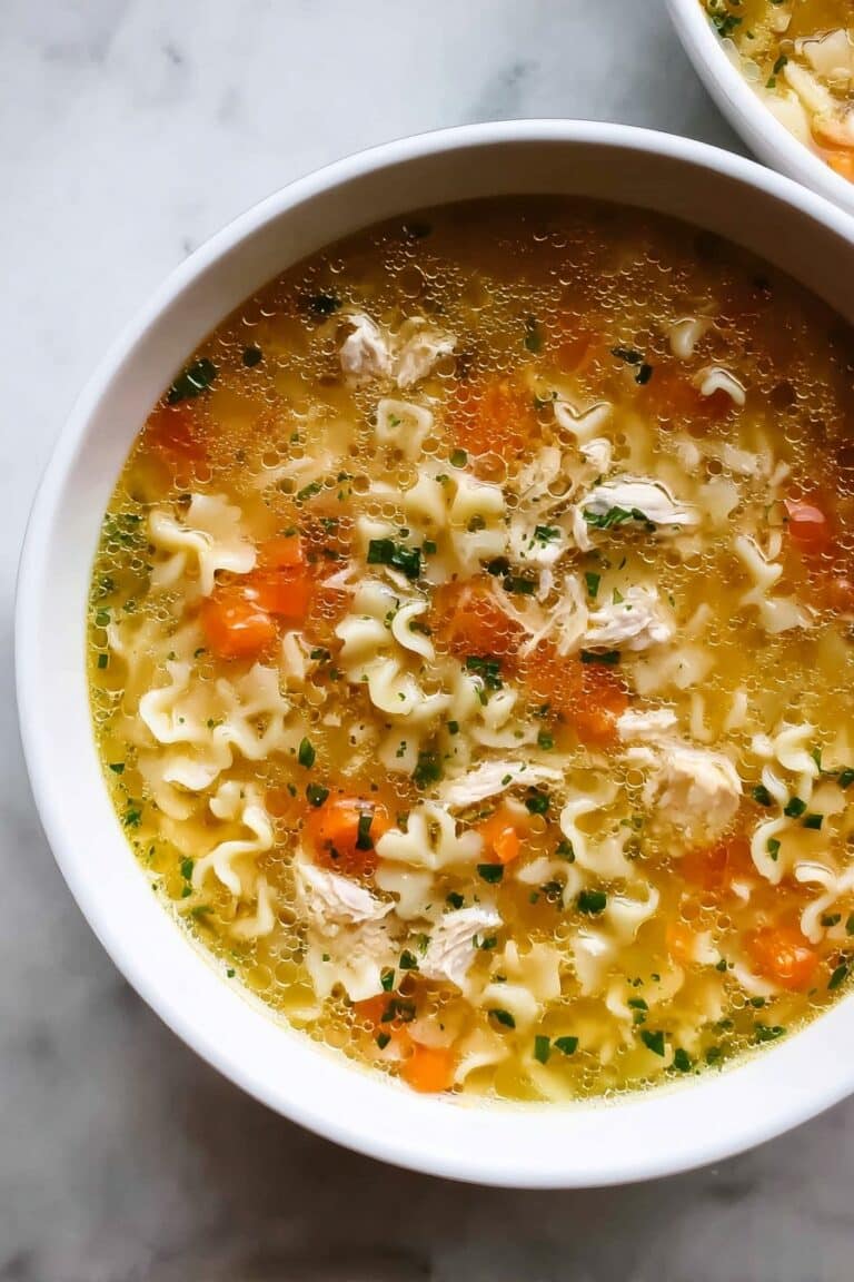 Parmesan Chicken Pastina Soup Recipe