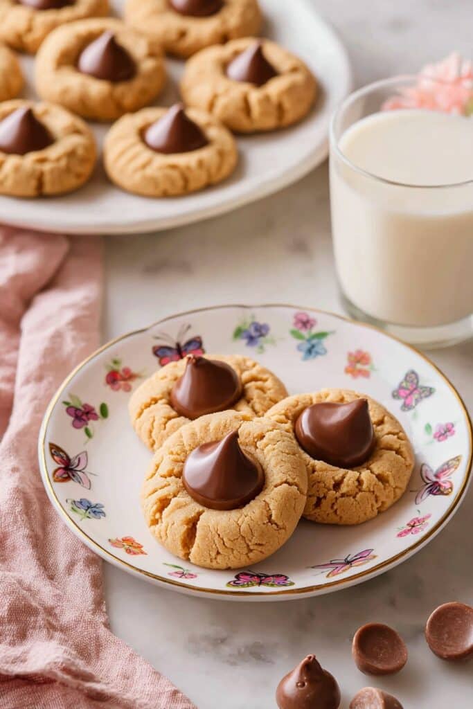Peanut Butter Blossom Cookies Recipe