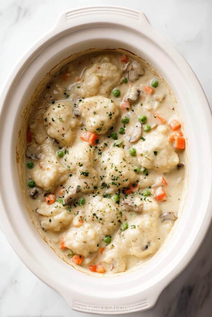 Crockpot Chicken and Dumplings Recipe