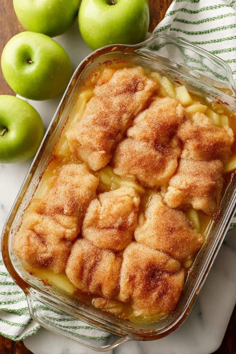 Apple Dumplings with Sprite Drizzle Recipe