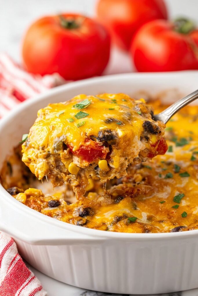 Quick Chicken Taco Casserole Recipe