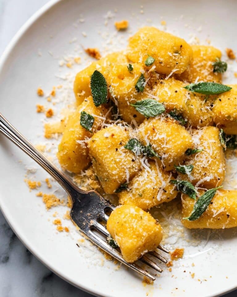 Butternut Squash Gnocchi with Sage Brown Butter and Amaretti Recipe