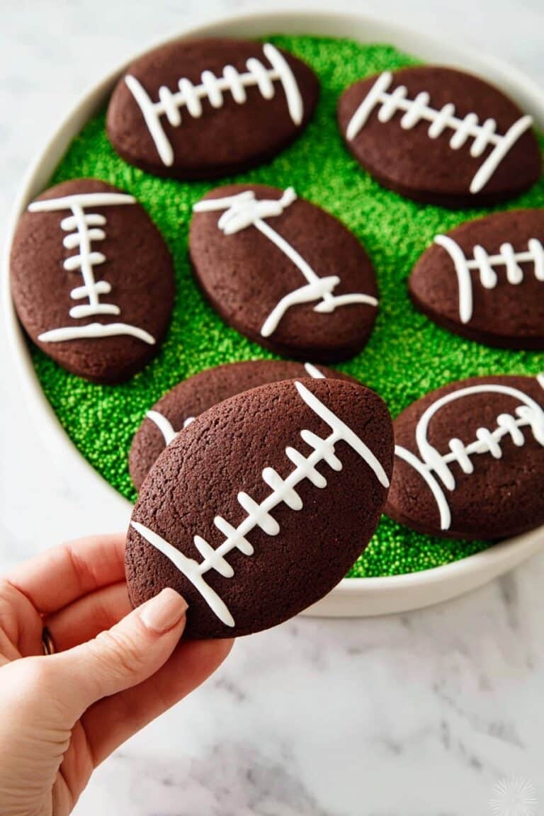 Football Cookies Recipe