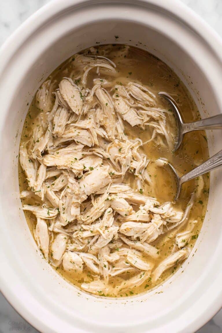 Juicy Crockpot Shredded Chicken Recipe