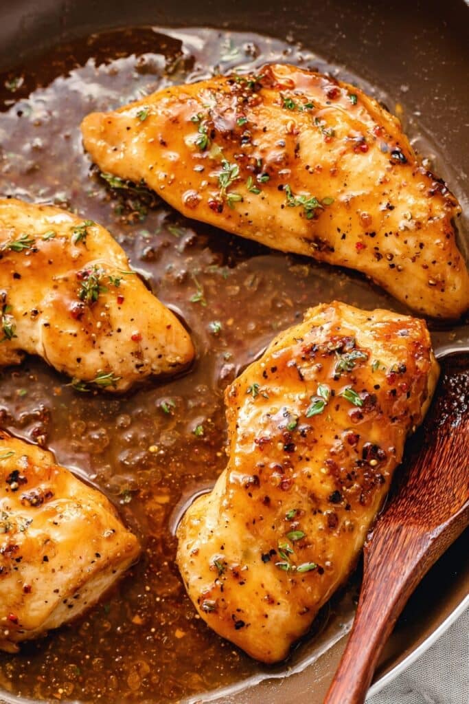 Maple Mustard Glazed Chicken Recipe