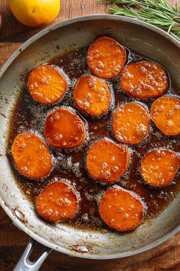 Sweet Potatoes with Bourbon Glaze Recipe