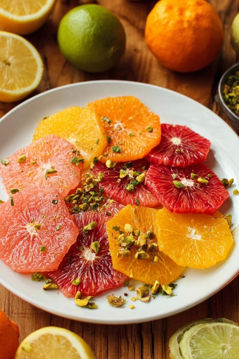 Spicy Citrus Salad with Pistachios and Thyme Recipe