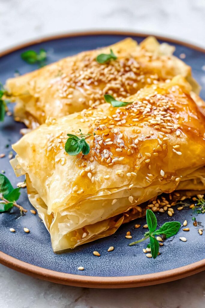 Baked Feta with Honey and Phyllo Recipe