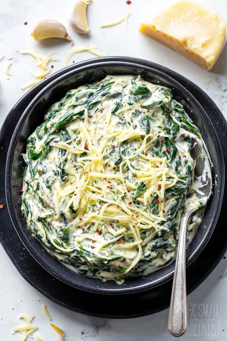 Quick and Easy Creamed Spinach Recipe