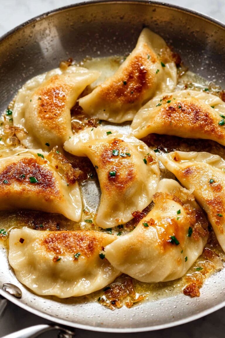 Cheesy Polish Pierogi Ruskie Recipe