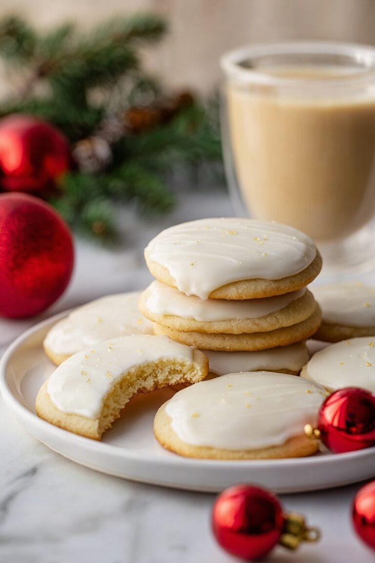 Eggnog Cookies with Creamy Glaze Recipe