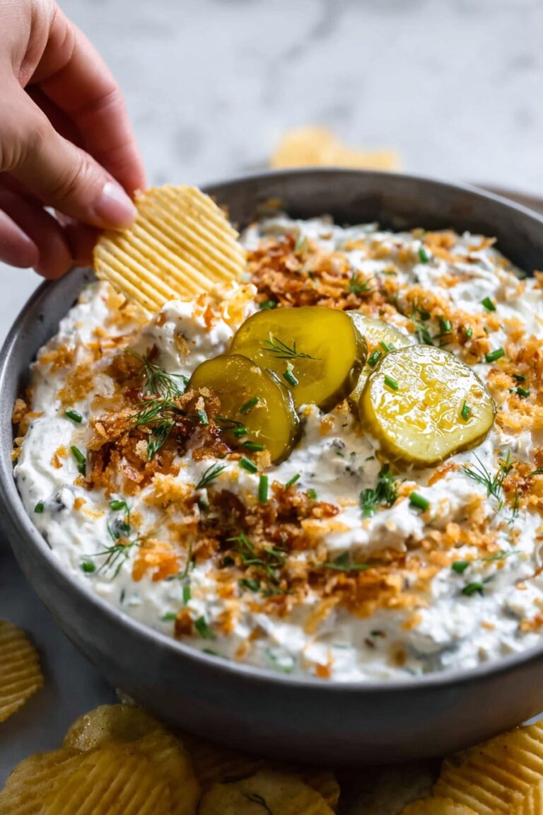 Ranch Fried Pickle Dip Recipe