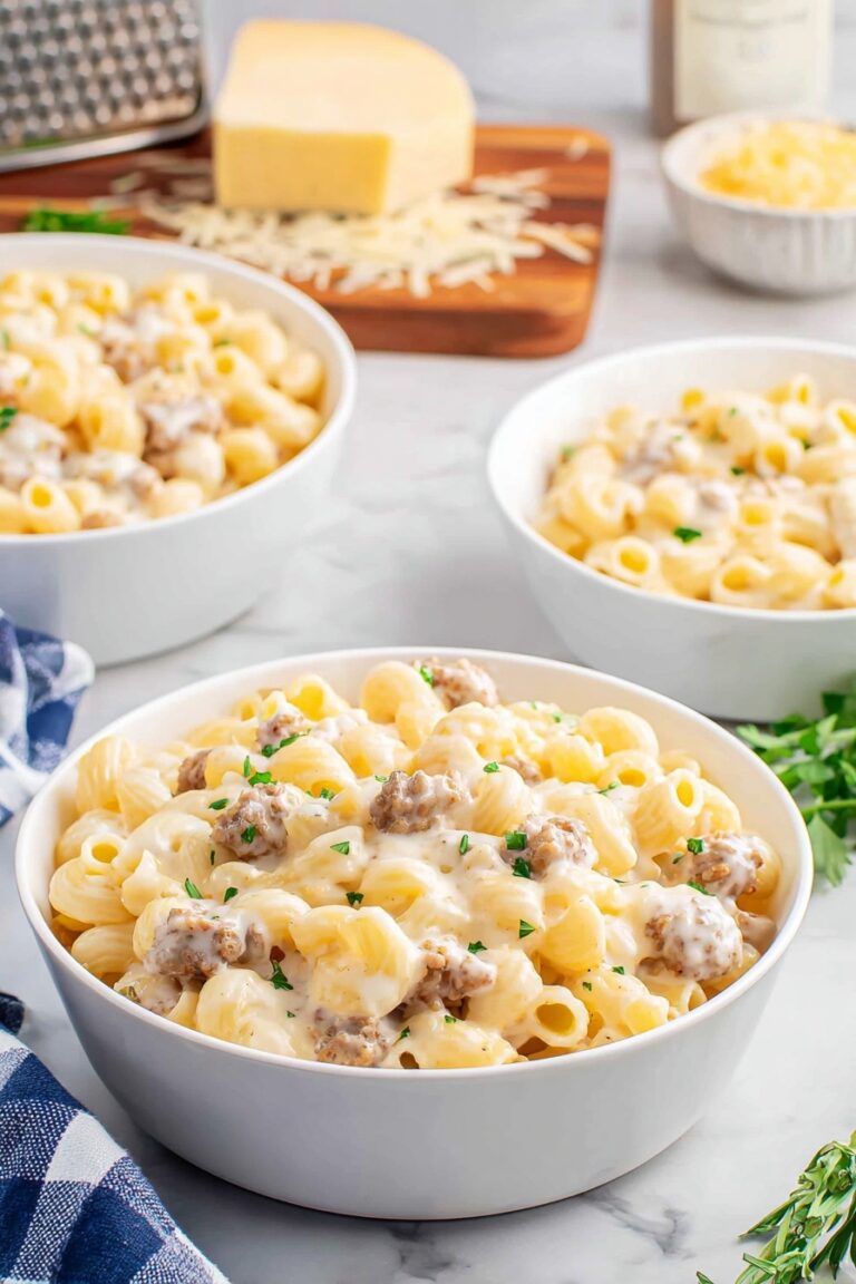 Creamy Sausage Mac and Cheese Recipe