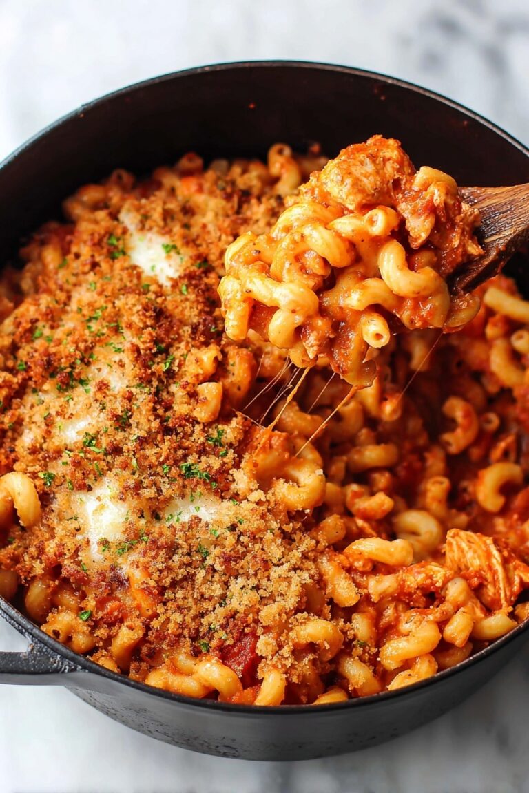 One-Pot Chicken Parmesan Pasta Recipe