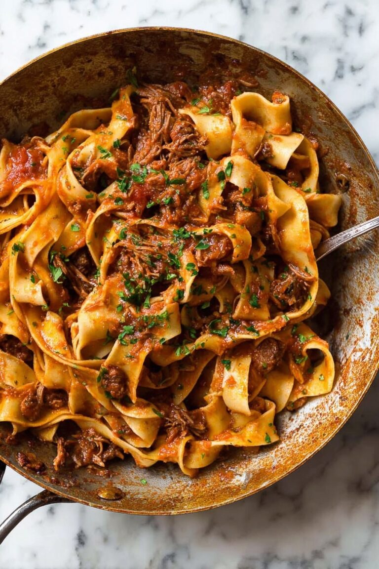 Slow Cooker Beef Ragu Pasta Recipe