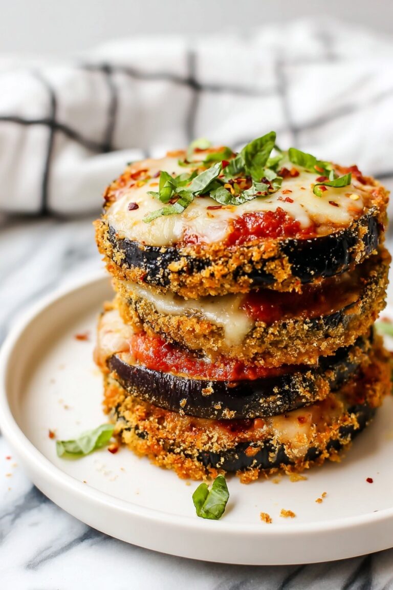 Crispy Eggplant Parmesan Bites Recipe