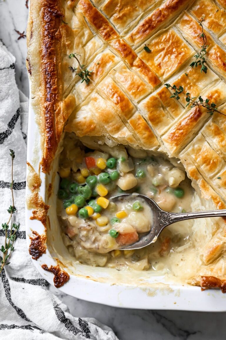 Creamy Vegetable Pot Pie Recipe