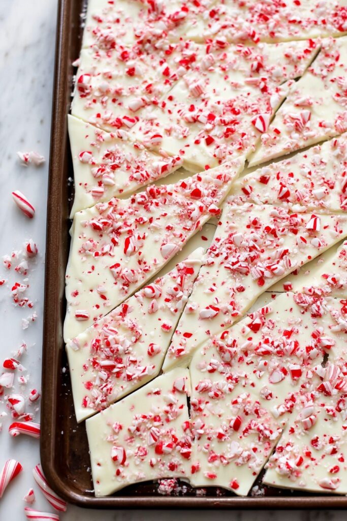 Mint Chocolate Peppermint Bark Recipe