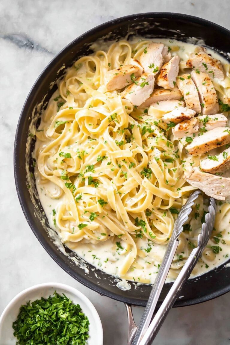 One-Pot Chicken Alfredo Pasta Recipe