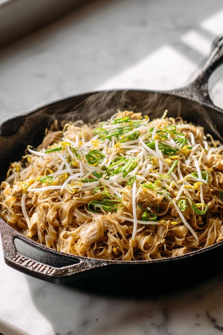 Easy Chicken Pad Thai Recipe