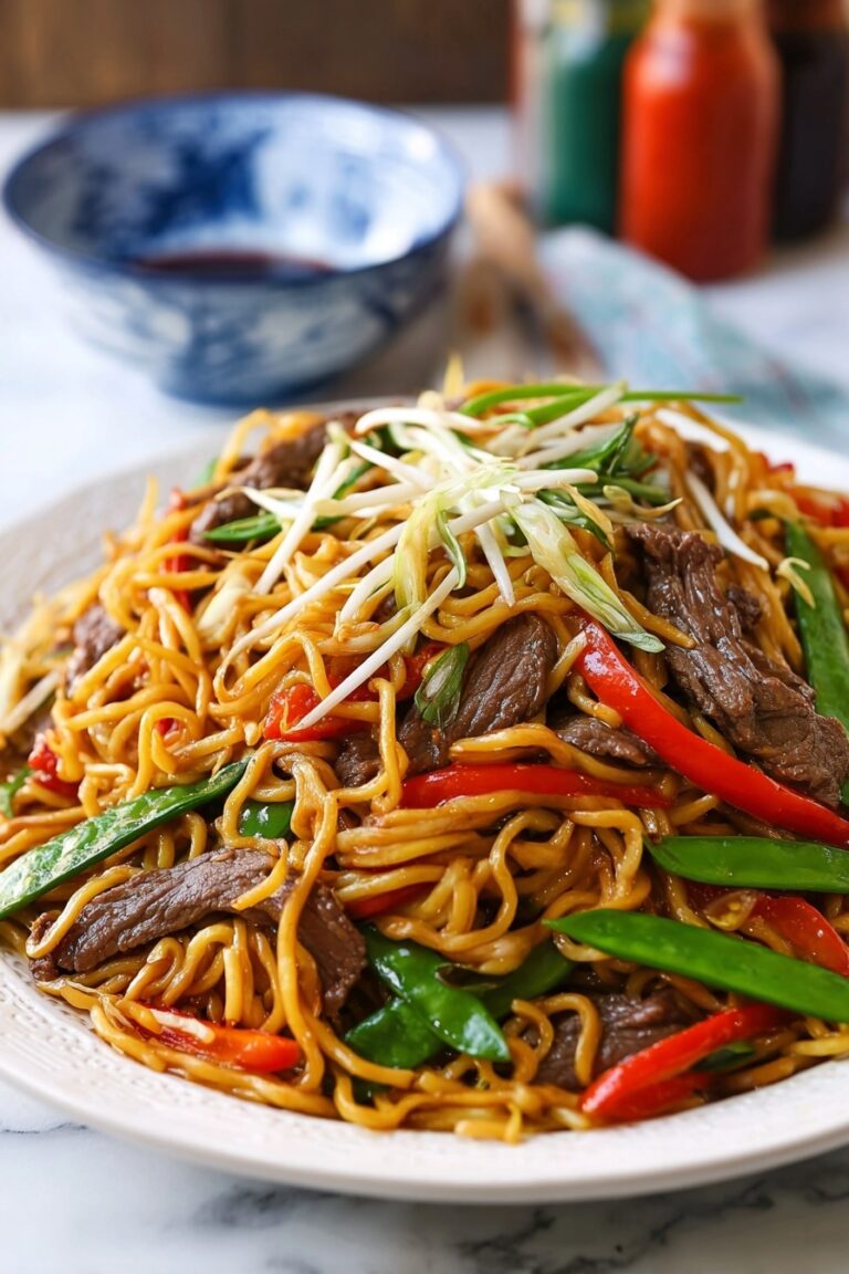 Beef Lo Mein Recipe for Easy Chinese Takeout Recipe