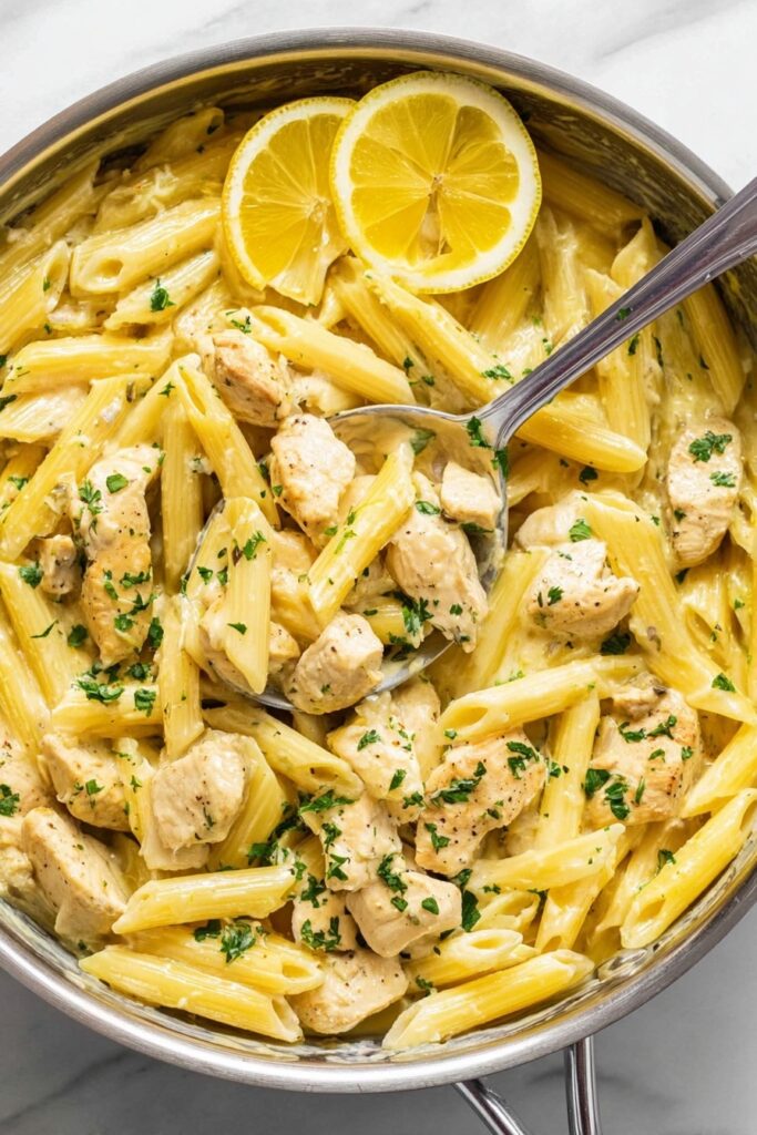 Creamy Lemon Chicken Pasta Recipe