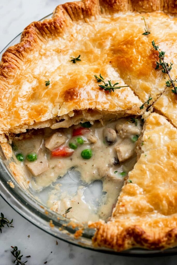 Easy Double Crust Chicken Pot Pie Recipe