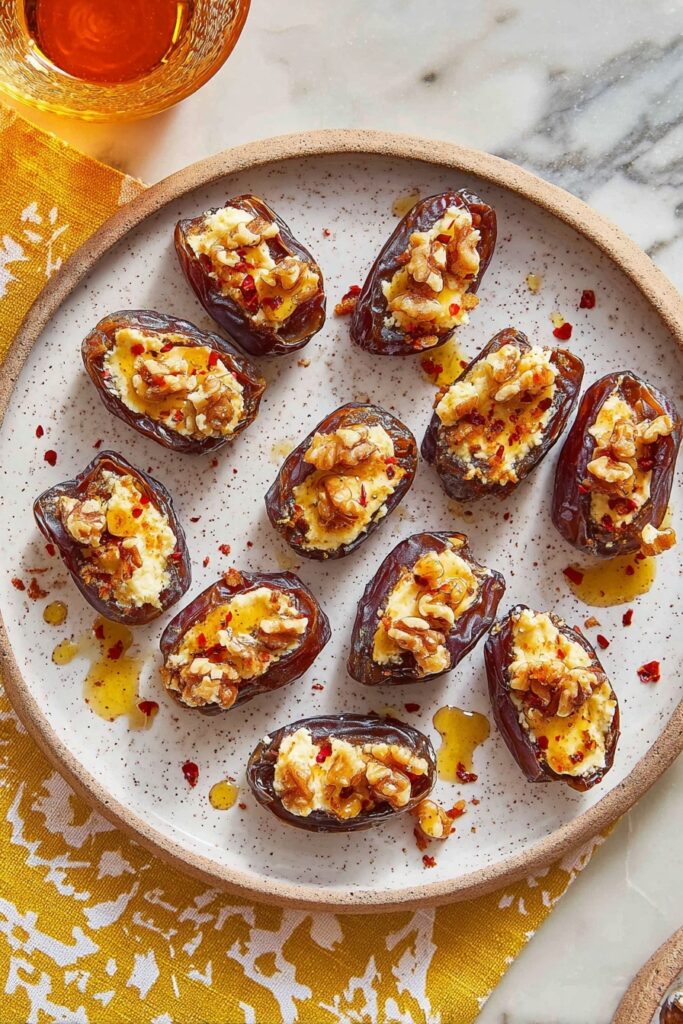 Stuffed Dates with Goat Cheese and Nuts Recipe