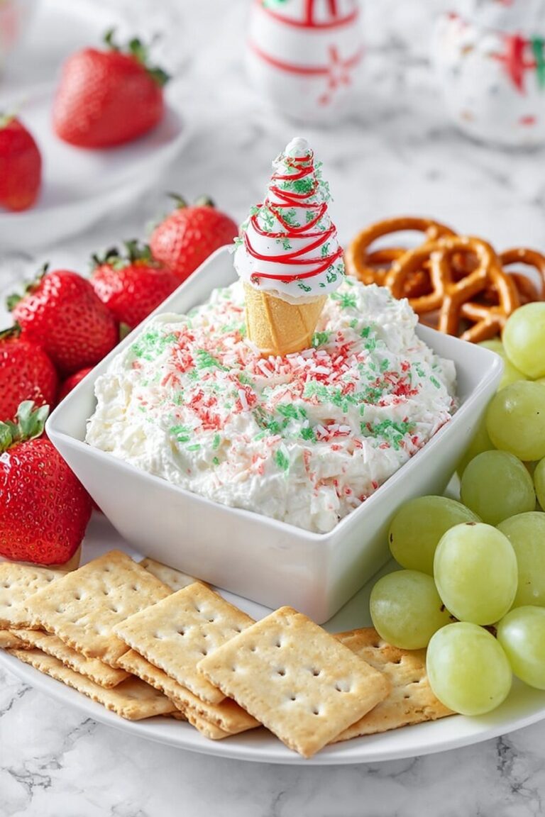Christmas Tree Dessert Dip Recipe