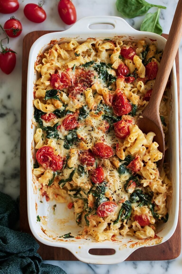 Baked Feta Pasta with Roasted Tomatoes Recipe