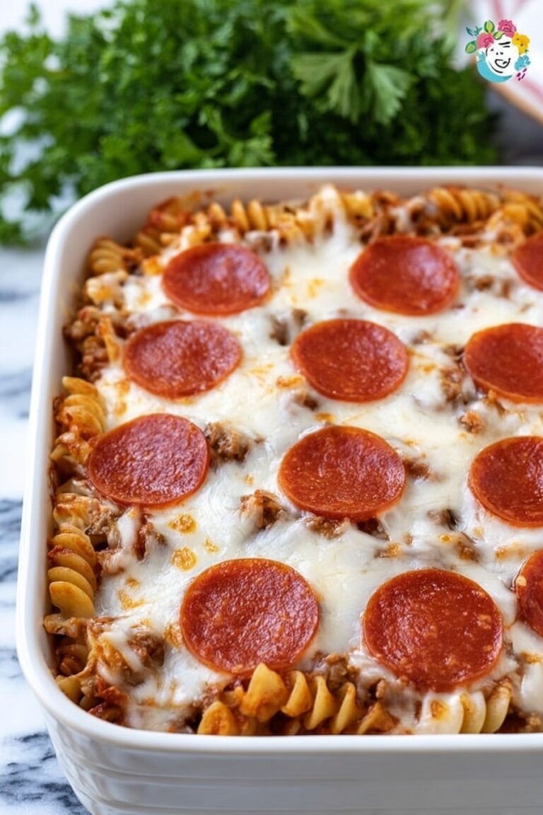 Easy Baked Pizza Pasta Recipe