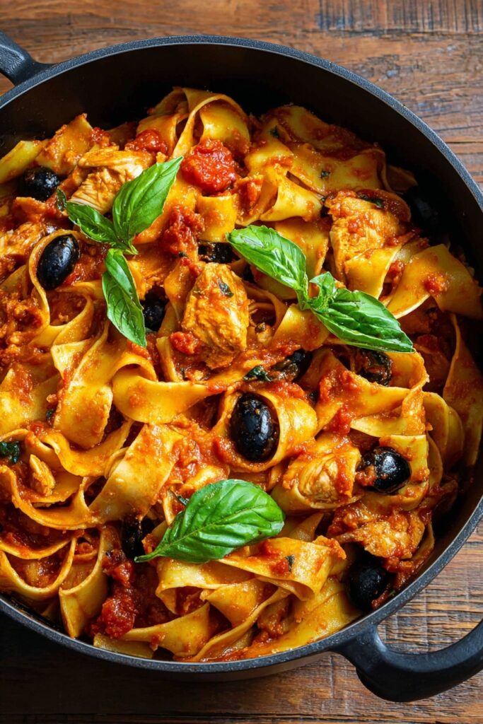 Chicken Cacciatore Pasta Recipe