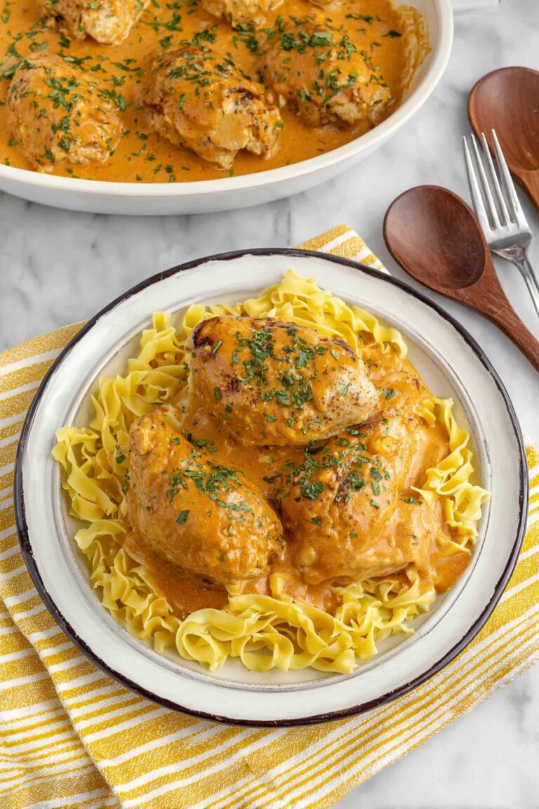 Easy Chicken Paprikash Recipe