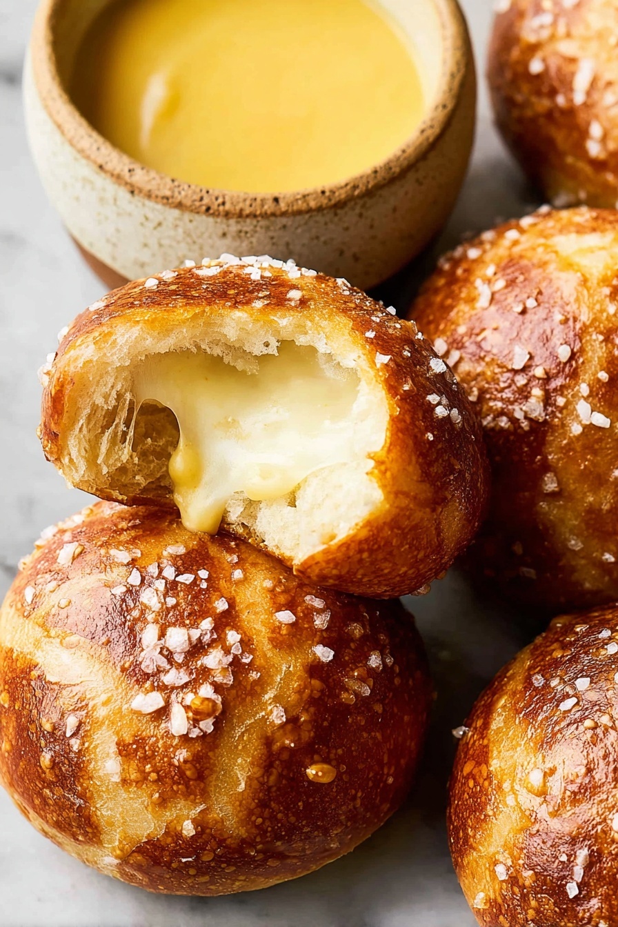 Cheese Pretzel Bites Recipe